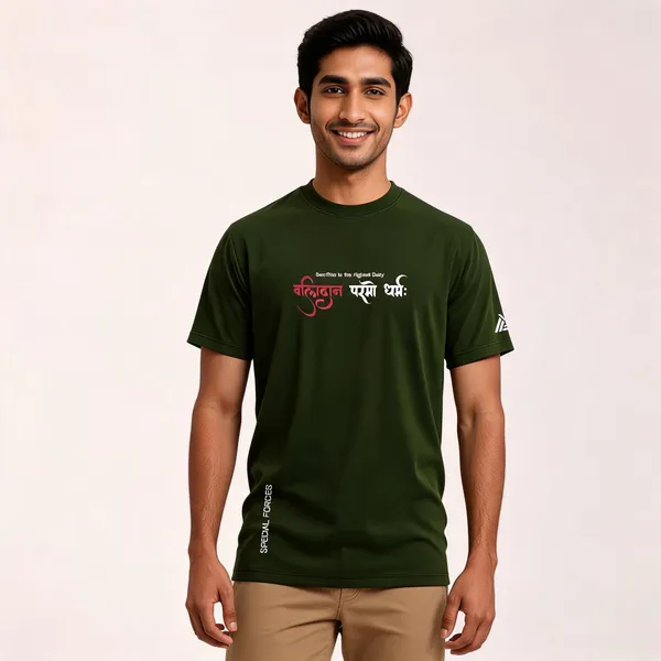 Olive_Cotton_Blend_Regular_Fit_Graphic_T-Shirt_For_Men