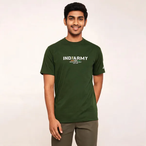 Olive_Cotton_Regular_Fit_Indian_Army_Estd_1895_T-Shirt_For_Men