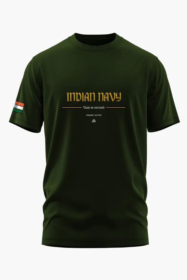 NAVY_ORIGINAL_COTTON_T-SHIRT_-_Olive,_XL