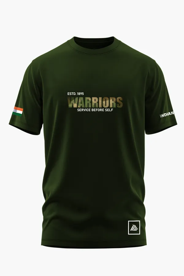 INDIAN_WARRIOR_PRIDE_COTTON_T-SHIRT_-_Olive,_XL