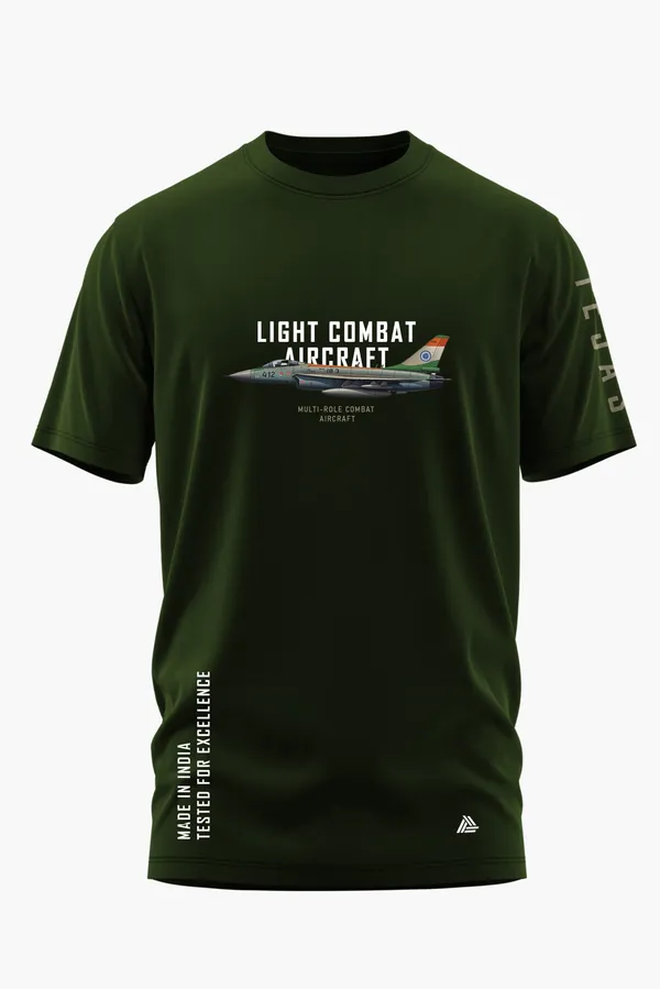 LCA_TEJAS_STRIKE_COTTON_T-SHIRT_-_Olive,_XL