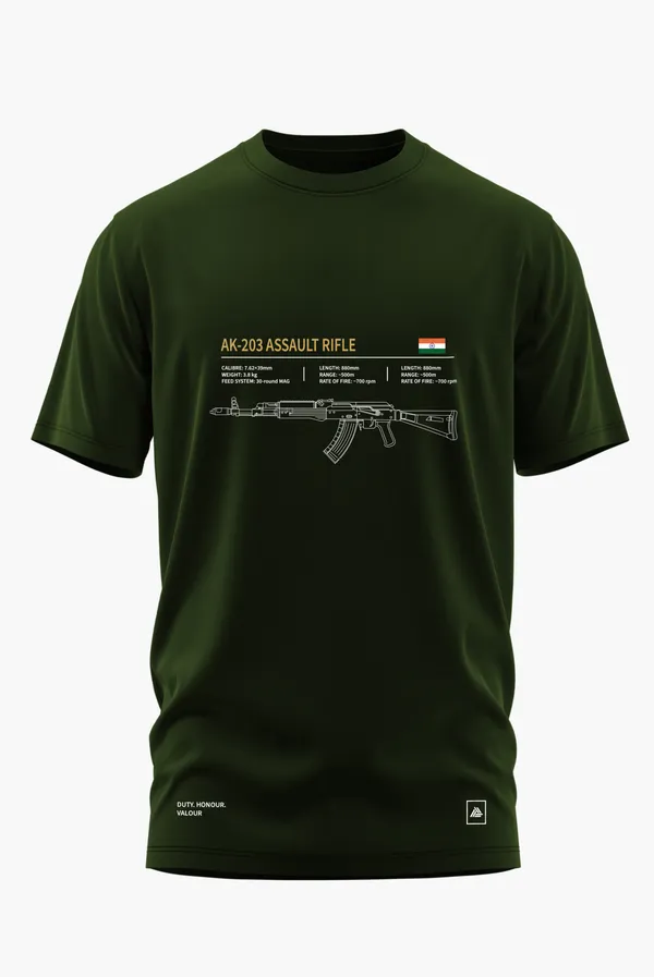 ASSAULT_RIFLE_COTTON_T-SHIRT_-_Olive,_XL