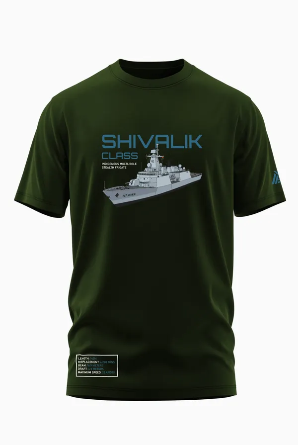 SHIVALIK_CLASS_COTTON_T-SHIRT_-_Olive,_XXL
