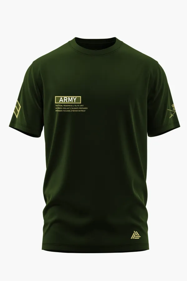 ARMY_ELITE_UNIT_COTTON_T-SHIRT_-_Olive,_XL