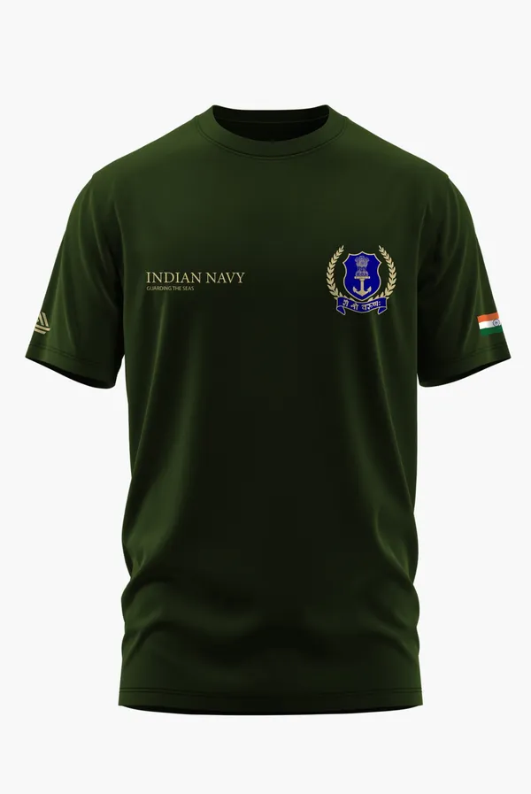 NAVAL_ELITE_CASUAL_COTTON_T-SHIRT_-_Olive,_XXL