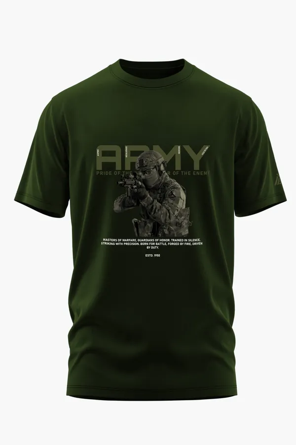 ARMY_MASTERS_OF_WARFARE_COTTON_T-SHIRT_-_Olive,_XL
