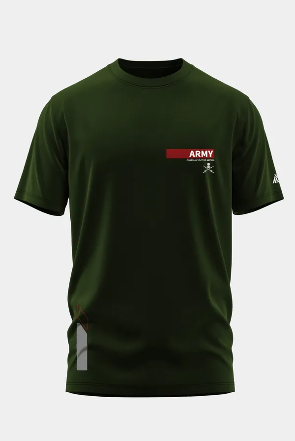 INDIAN_ARMY_THE_GUARDIAN_COTTON_T-SHIRT_-_Olive,_XL