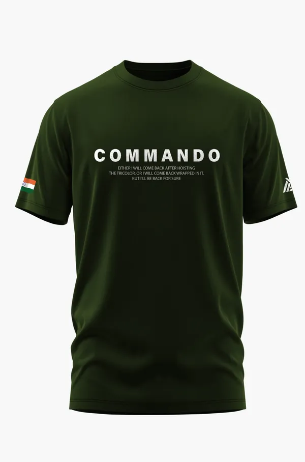 COMMANDO_NO_RETURN_MODE_COTTON_T-SHIRT_-_Olive,_XL