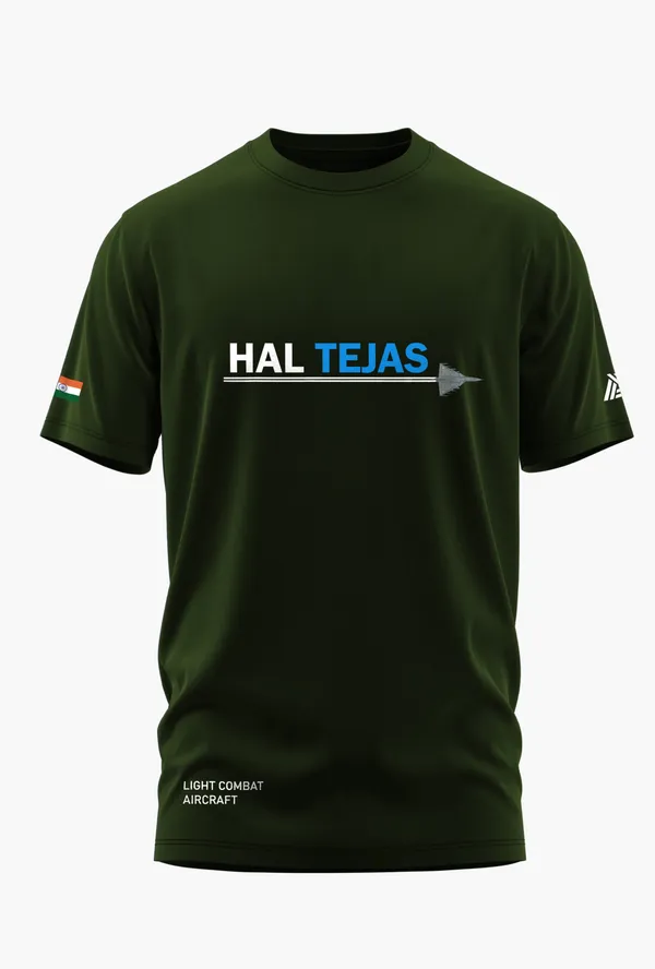 HAL_TEJAS_LEGEND_COTTON_T-SHIRT_-_Olive,_XL