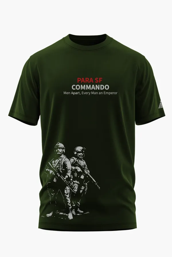 PARA_SF_MEN_APART_COTTON_T-SHIRT_-_Olive,_XL