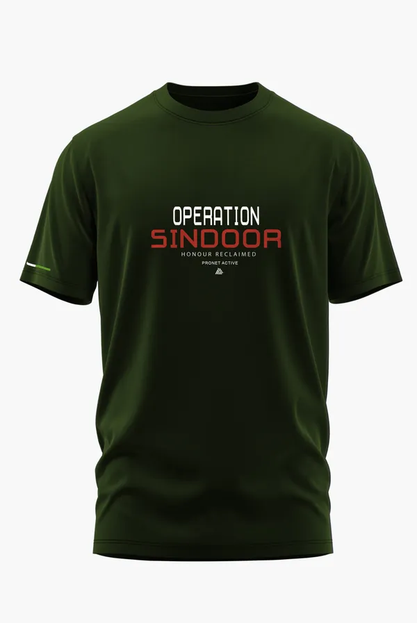 OP._SINDOOR_HONOUR_COTTON_T-SHIRT_-_Olive,_XL