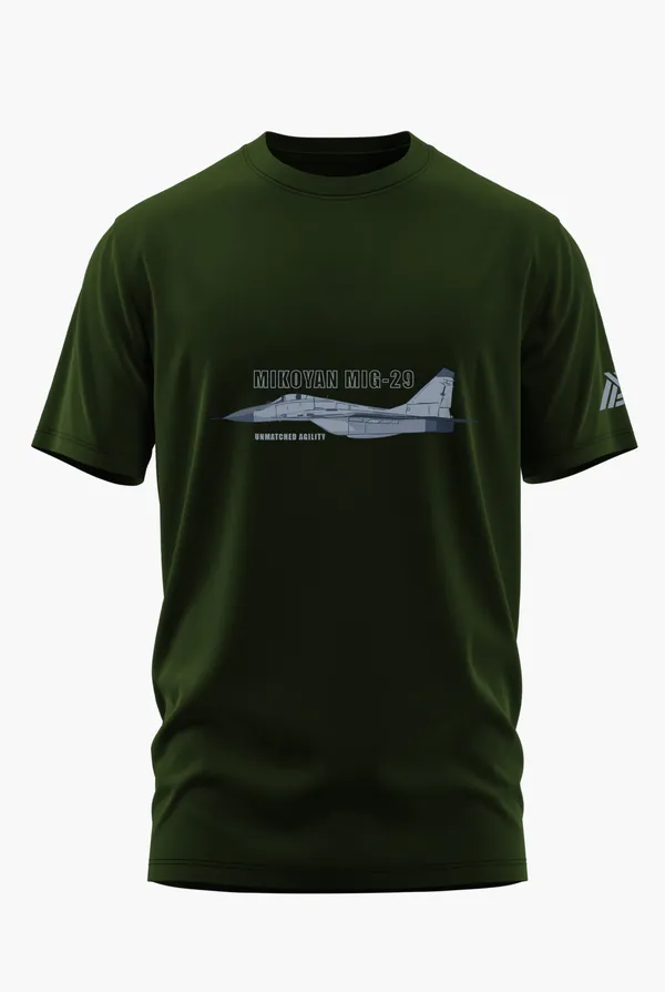 MIG-29_UNMATCHED_AGILITY_COTTON_T-SHIRT_-_Olive,_XL