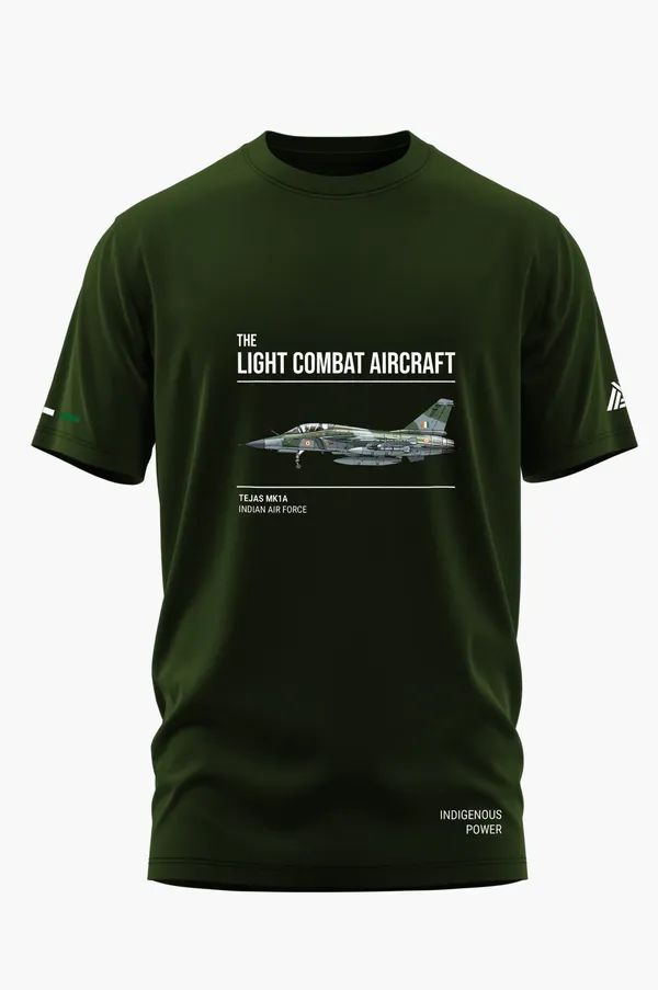 TEJAS_MK1A_COTTON_T-SHIRT_-_Olive,_XL