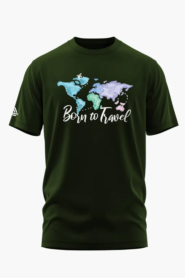 BORN_TO_TRAVEL_COTTON_T-SHIRT_-_Olive,_XXL
