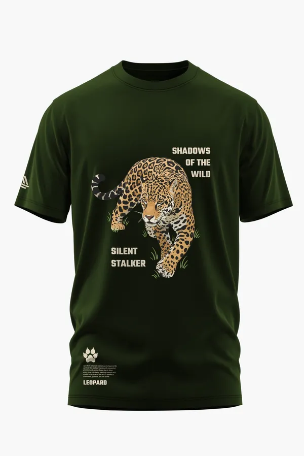 LEOPARD_STEALTH_COTTON_T-SHIRT_-_Olive,_XXL