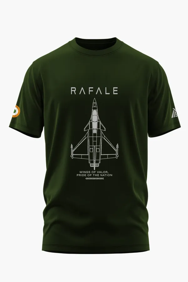RAFALE_PRIDE_OF_NATION_COTTON_T-SHIRT_-_Olive,_XL