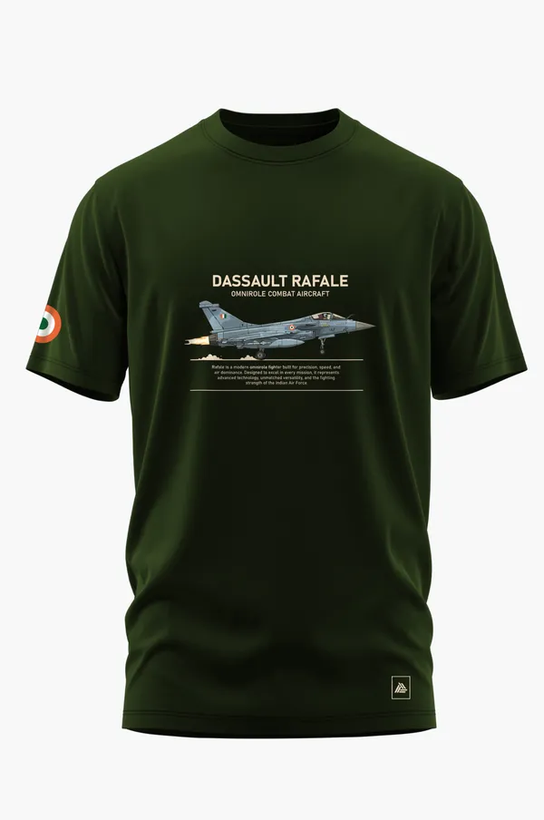 RAFALE_OMNIROLE_WARRIOR_COTTON_T-SHIRT_-_Olive,_XL