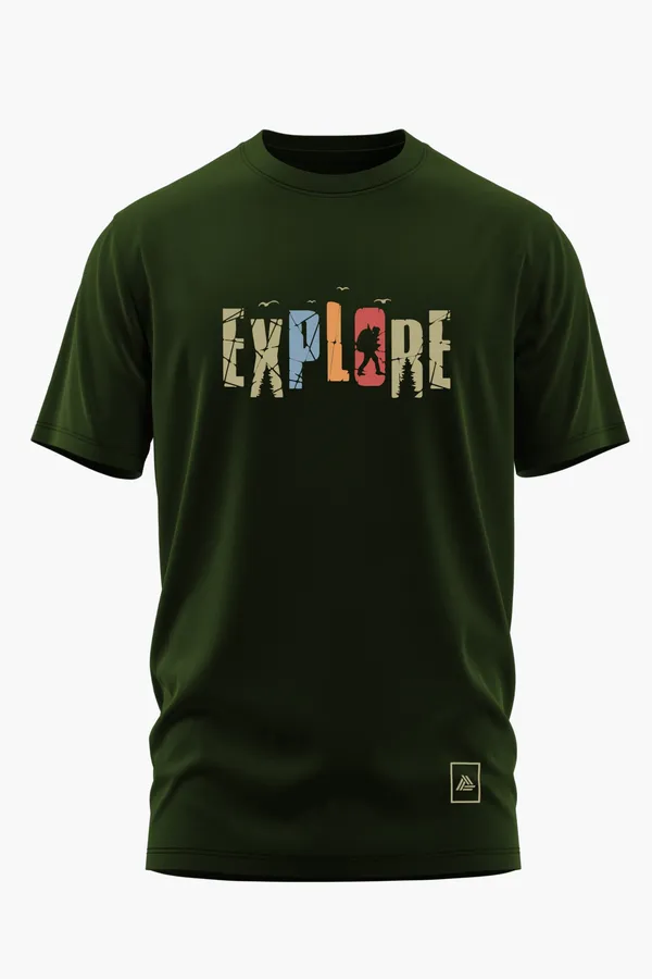 EXPLORE_ADVENTURE_COTTON_T-SHIRT_-_Olive,_XXL