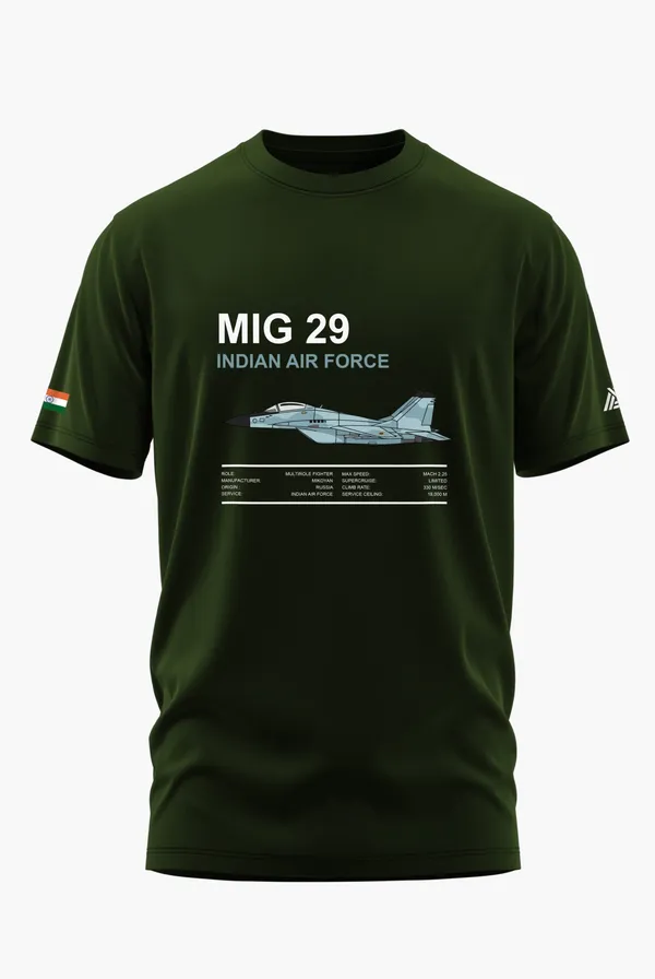 MIG-29_COMBAT_ROLE_COTTON_T-SHIRT_-_Olive,_XL