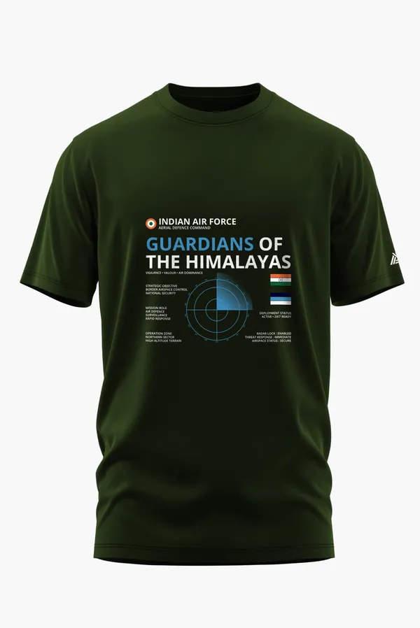 IAF_HIMALAYAN_SHIELD_COTTON_T-SHIRT_-_Olive,_XL