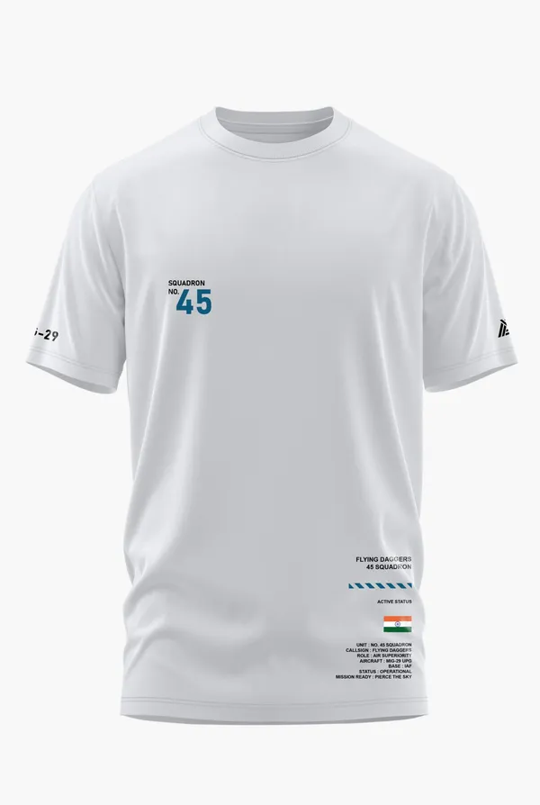 IAF_45_SQUADRON_COTTON_T-SHIRT_-_White,_XL