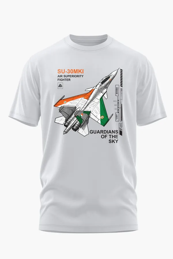 SU-30MKI_ELITE_COTTON_T-SHIRT_-_White,_XXL