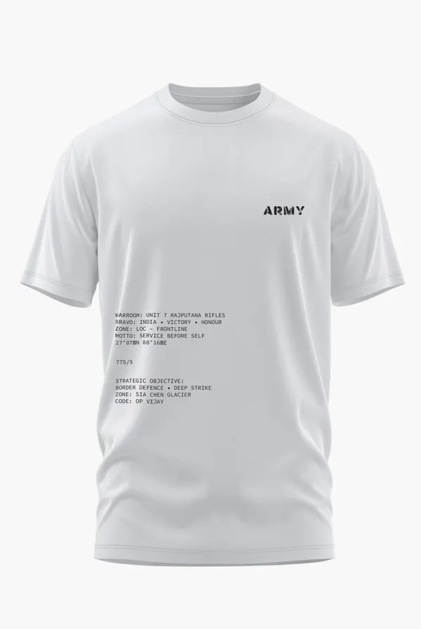 UNIT_7_RAJPUTANA_RIFLES_COTTON_TSHIRT_-_White,_XL