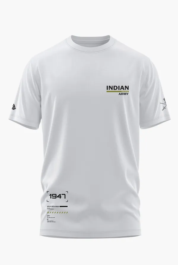 SERVE_WITH_PRIDE_-_INDIAN_ARMY_COTTON_T-SHIRT_-_White,_XL