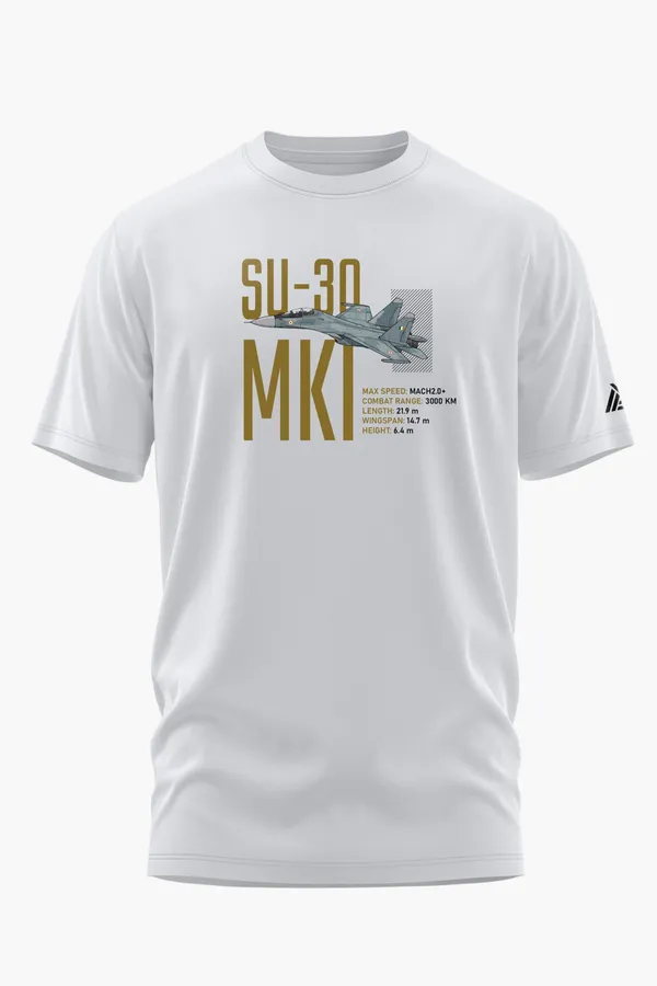 SU-30_MKI_TECHNICAL_SPEC_COTTON_T-SHIRT_-_White,_XXL
