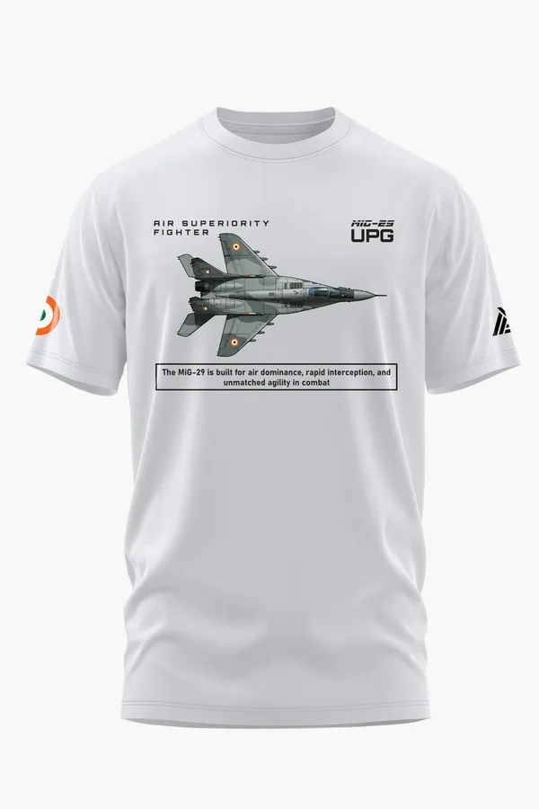 MIG-29_UPG_AIR_SUPERIORITY_COTTON_T-SHIRT_-_White,_XXL