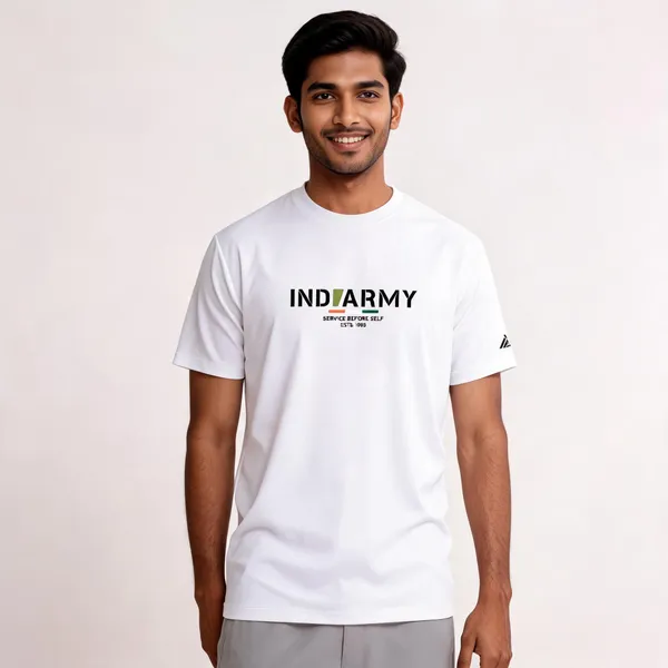 White_Cotton_Blend_Regular_Fit_Graphic_T-Shirt_For_Men