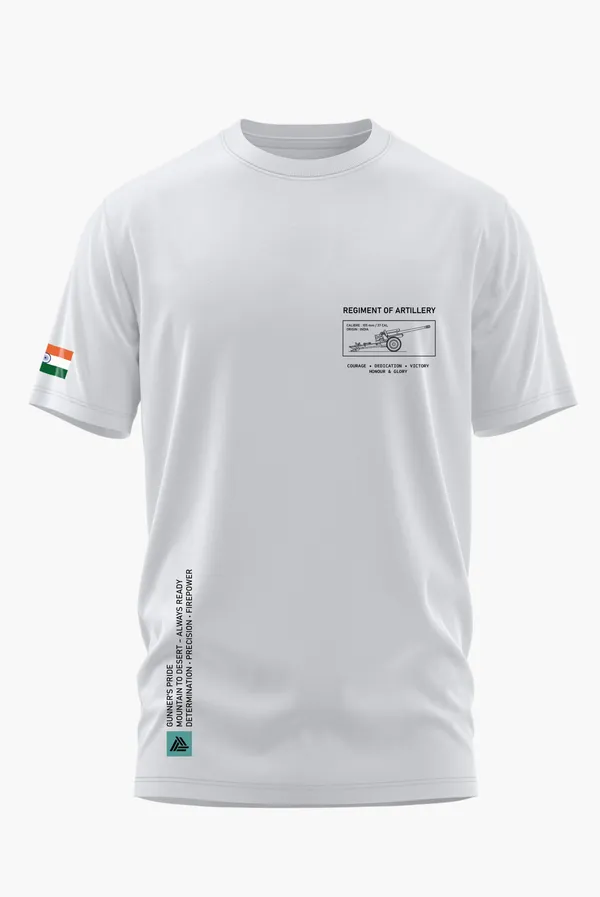GUNNER'S_PRIDE_ARTILLERY_REGIMENT_COTTON_T-SHIRT_-_White,_XL