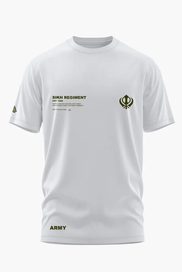 SIKH_REGIMENT_READY_FOR_ACTION_COTTON_T-SHIRT_-_White,_XL