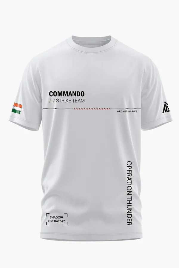 COMMANDO_STRIKE_TEAM_COTTON_T-SHIRT_-_White,_XL