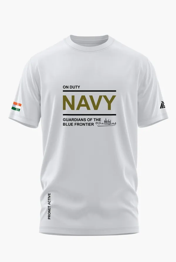 ON_DUTY_NAVY_COTTON_T-SHIRT_-_White,_XXL