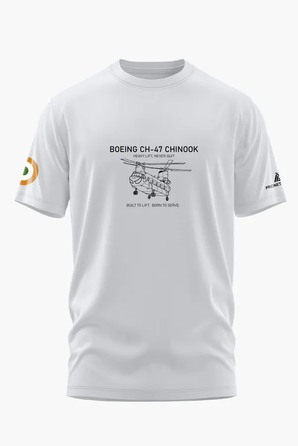 CHINOOK_BUILT_TO_LIFT_COTTON_T-SHIRT_-_White,_XL
