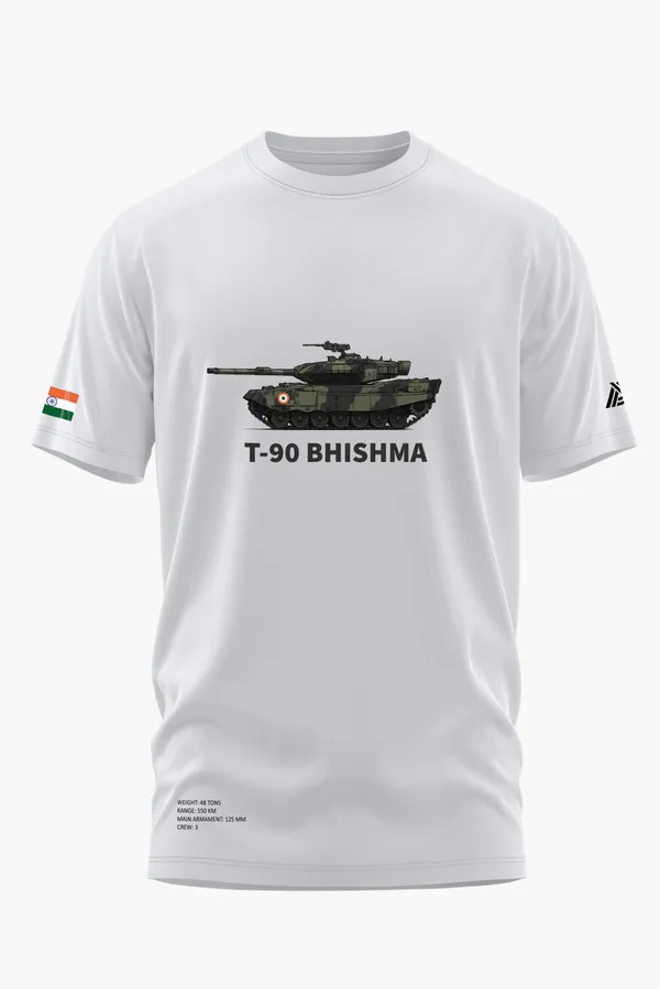 T-90_BHISHMA_IRON_DOMINANCE_COTTON_T-SHIRT_-_White,_XL