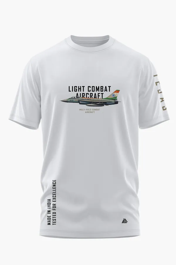 LCA_TEJAS_STRIKE_COTTON_T-SHIRT_-_White,_XL