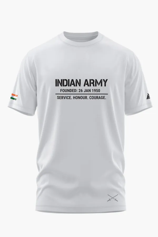 INDIAN_ARMY_FOUNDERS_SERIES_COTTON_T-SHIRT_-_White,_XL