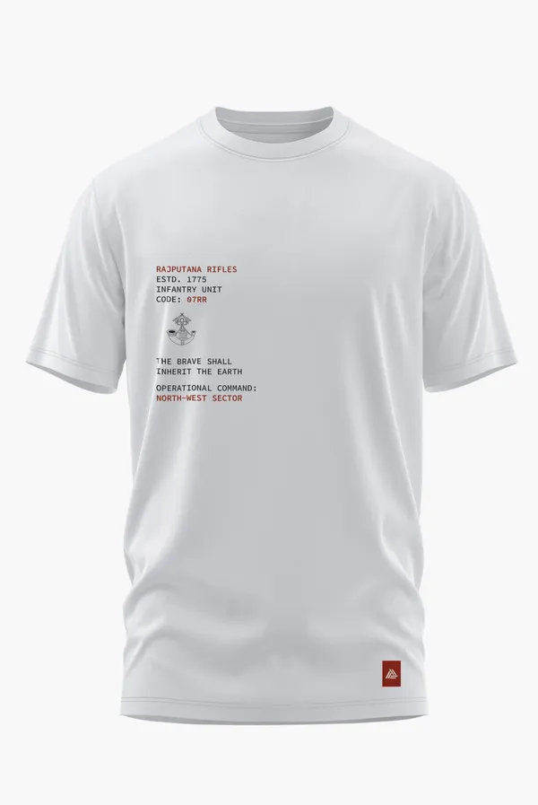 RAJPUTANA_RIFLES_INFANTRY_UNIT_COTTON_T-SHIRT_-_White,_XL