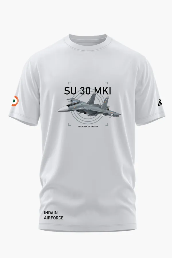 SU-30_MKI_GUARDIAN_OF_THE_SKY_COTTON_T-SHIRT_-_White,_XL