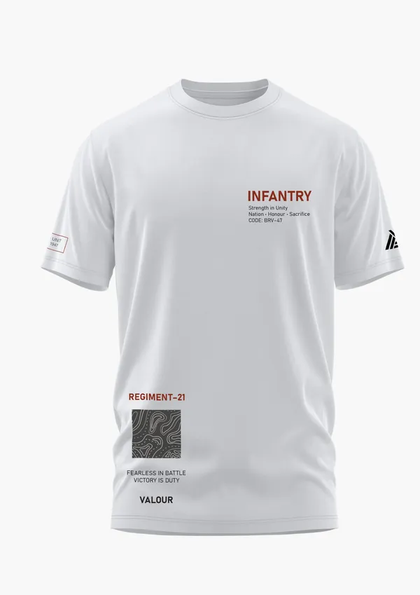 INFANTRY_STRENGTH_IN_UNITY_COTTON_T-SHIRT_-_White,_XL