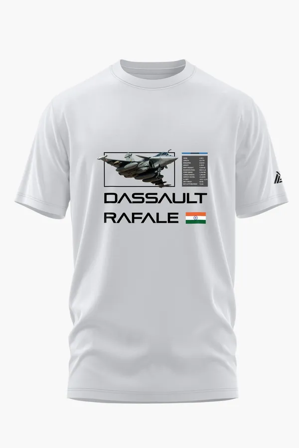 DASSAULT_RAFALE_STRIKE_COTTON_T-SHIRT_-_White,_XL