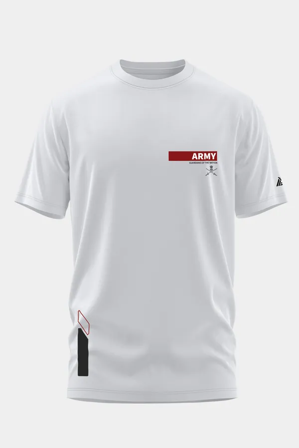 White_Cotton_Regular_Fit_Indian_Army_The_Guardian_T-Shirt_For_Men