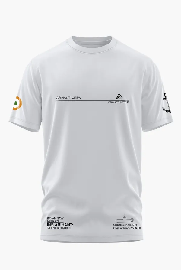 ARIHANT_CREW_SILENT_GUARDIAN_COTTON_T-SHIRT_-_White,_XL