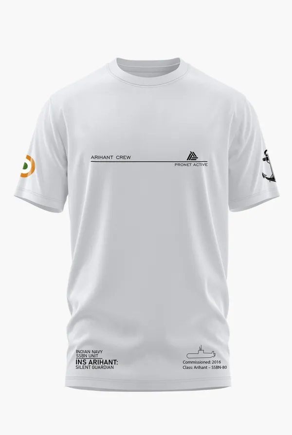 ARIHANT_CREW_SILENT_GUARDIAN_COTTON_T-SHIRT_-_White,_XL