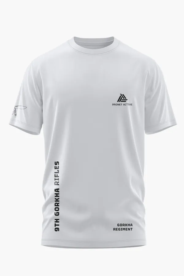 9TH_GORKHA_RIFLES_COTTON_T-SHIRT_-_White,_XL