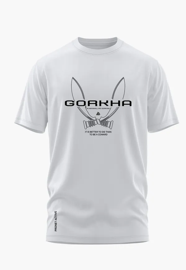 AIYO_GORKHALI_LEGACY_COTTON_T-SHIRT_-_White,_XL