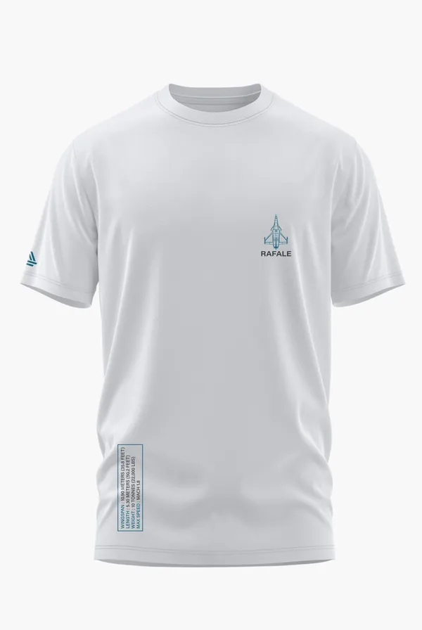 RAFALE_MULTIROLE_FIGHTER_JET_COTTON_T-SHIRT_-_White,_XL