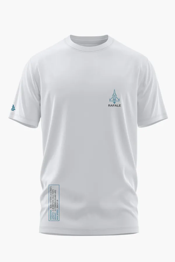 RAFALE_MULTIROLE_FIGHTER_JET_COTTON_T-SHIRT_-_White,_XL
